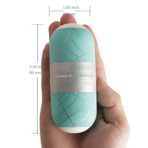 Masturbator Cup for Men Deep Throat Soft Portable Egg Penis Stimulator Vaginal Sucking Massager Vagina Pussy Pocket Adult Games