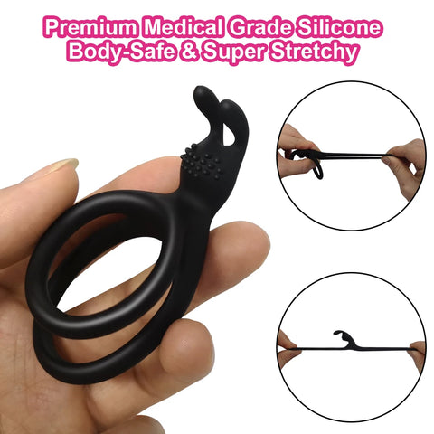 Silicone Sexy Toy Cockring Sleeve for Penis Ring Time Delay Ejaculation Male Chastity Couple Cock Rings adults Erotic products