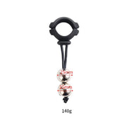 Men Cock Rings Drop Ball Heavy Weight Stretcher Silicone Penis Ring Enlargement Extender Pull Eexercise Tool Adult Erotic Toys