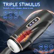 Upgraded  Automatic Thrusting Sucking Male Masturbators 3D Realistic Textured Blowjob Toy Pocket Pussy Stroker Sex Toys for Men