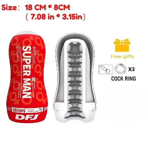 Male Masturbator Cup Pocket Vagina Pussy Penile Exercise Adult Sex Toys 6 Styles Blowjob Sucking Men's Mastubators Sex Machines