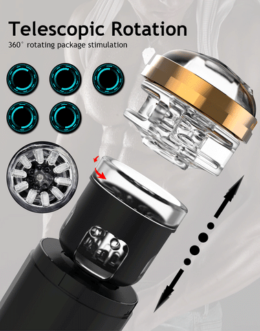 Upgraded  Automatic Thrusting Sucking Male Masturbators 3D Realistic Textured Blowjob Toy Pocket Pussy Stroker Sex Toys for Men