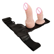 Strap On Realistic Double Dildo Pants For Woman Men Couples Dildo Panties For Lesbian Gay Flesh purple Vibrator Dildo For Gay