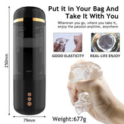 Upgraded  Automatic Thrusting Sucking Male Masturbators 3D Realistic Textured Blowjob Toy Pocket Pussy Stroker Sex Toys for Men