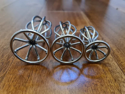 Hollow Steel Butt Plugs, Anal Plug, 3 Different Size's, BDSM Medical Play, Vegan Friendly Kink, UK Seller