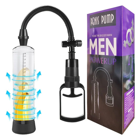 Penis Enlargement Pump Manual Vacuum Stimulate for Man Extender Penis Pump Male Enlarger Trainer Masturbation Adults Sex Toys 18
