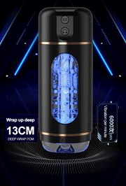 Upgraded  Automatic Thrusting Sucking Male Masturbators 3D Realistic Textured Blowjob Toy Pocket Pussy Stroker Sex Toys for Men