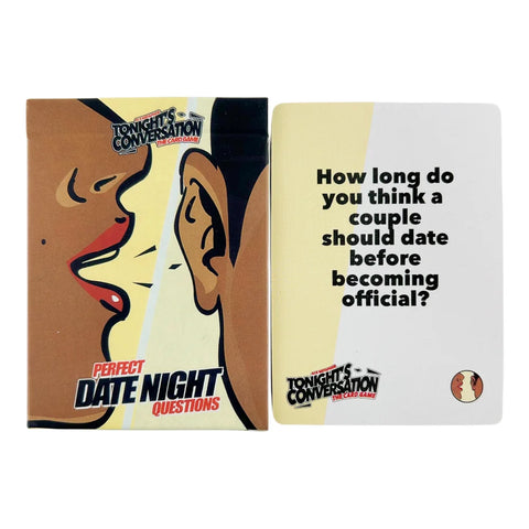 Tonight's Conversation Card Game Date Night Edition Over 100 open-ended Questions