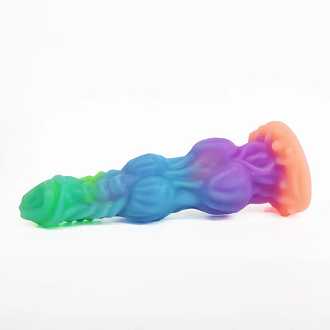 Silicone Realistic Dildo Luminous Monster Dildo Deep Anal Plug Explore Prostate Massage Anal Dildo Butt Plug Anal Toys Sexshop