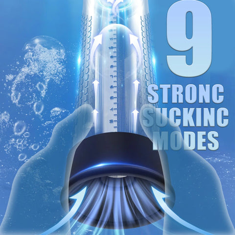 Automatic Electric Penis Vacuum Pump with 9 Suction Levels Thicken Penis Enlargement Enhance Sex Toy Masturbators for Men