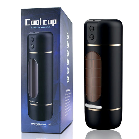 Automatic Male Masturbator Cup Vibration Sucking Vibrating Masturbation Machine Vagina Pusssy Blowjob Toys for Man Adults 18
