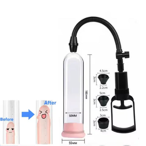 Penis Enlargement Pump Manual Vacuum Stimulate for Man Extender Penis Pump Male Enlarger Trainer Masturbation Adults Sex Toys 18