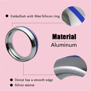 Metal Donuts Cock Rings Steel Cockring Penis Delay Ring Erection Rings for Men 40mm/45mm/50mm