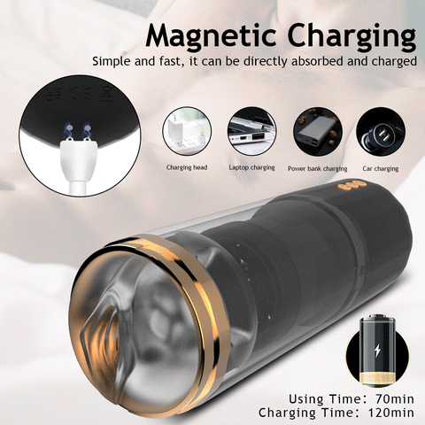 Upgraded  Automatic Thrusting Sucking Male Masturbators 3D Realistic Textured Blowjob Toy Pocket Pussy Stroker Sex Toys for Men