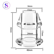 5 Sizes Anal Plug Dilator Hollow Butt Plugs Tunnel Cleaning Expansion Masturbator Shower Enema Prostate Massager Intimate Goods