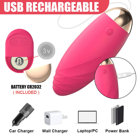 Remote Control Body Massager Wireless Jump Egg Vibrator Egg Clitoris Stimulator 10 Modes Vibrator Mini Bullet Vibrator For Women