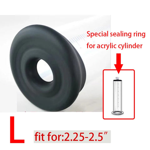 Silicone Penis Sleeve Cover Electric Vacuum Pump Cylinder dick Enlarger extender Sealing Donut Replacement kit Cock rings formen