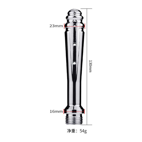 New Stainless Steel Metal Anal Cleaner Bidet Faucets Rushed Anal Douche Shower Cleaning Enemator Enema Butt Plugs Tap Adult