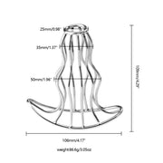1pc 304 Stainless Steel Shower Douche Enema Bidet Vaginal Anal Colonic Nozzle Enemator Butt Plugs Tap Adult Rushed Anal Cleaning