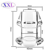 5 Sizes Anal Plug Dilator Hollow Butt Plugs Tunnel Cleaning Expansion Masturbator Shower Enema Prostate Massager Intimate Goods
