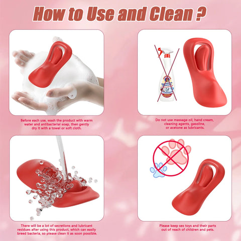 Wearable Vibrator Wireless Vibrator Tongue Mini Vibrator With 9 Vibration Modes Adult Toy  For Women Panties Clitoral Stimulator