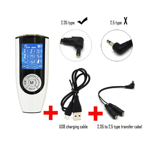 Electroshock Defensa Estim Electro Electric Shock Penis Plug Cock Rings Chastity Cage Anal Plug Nipple Clamps E-stim Bdsm Toys