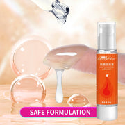 Natural Skin-friendly ultra-smooth thermal human lubricant, water-soluble, long-lasting moisturizing, odorless  for couples 60g