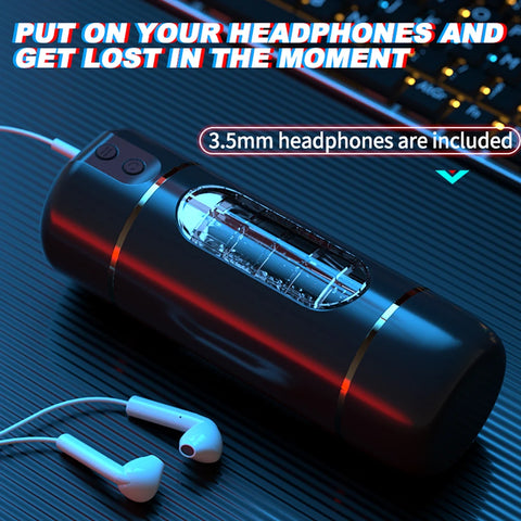 Automatic Male Masturbator Cup Sucking Vibrating Masturbation Machine Vagina Pusssy Blowjob Vibration Toys for Man Adults 18