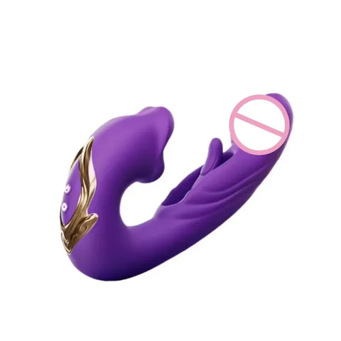 Tongue Vibrator Nipple Clitoral Stimulator G-spot Vaginal Insertion Vibrator Anal Plug Waterproof Dildo Adult Products