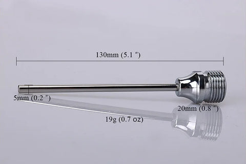 Stainless Steel Bidet Faucets Rushed Anal Douche Portable Shower Cleaning Enemator Enema Metal Anal Cleaner Butt Plugs Tap