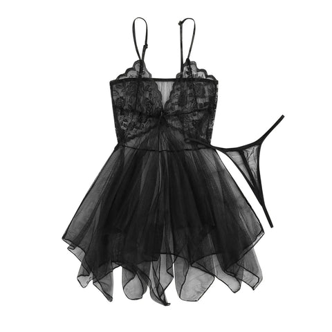 Women's Lace Fluoroscopy Beauty Elegant Reverie Sexy Lingerie Sexy Lingerie Role Play Lingerie Sexy for Women Push up