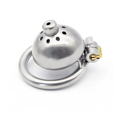 Male Chastity Cage With Stealth Lock Device 304 Steel Cock Rings Horse Eye Urethral Catheter Dilator Penis Plug Urethra Catheter