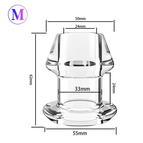 5 Sizes Hollow Butt Plugs Anal Plug/Dilator/Tunnel/Cleaning/Expansion/Masturbator/Shower Enema Prostate Massager Intimate Goods