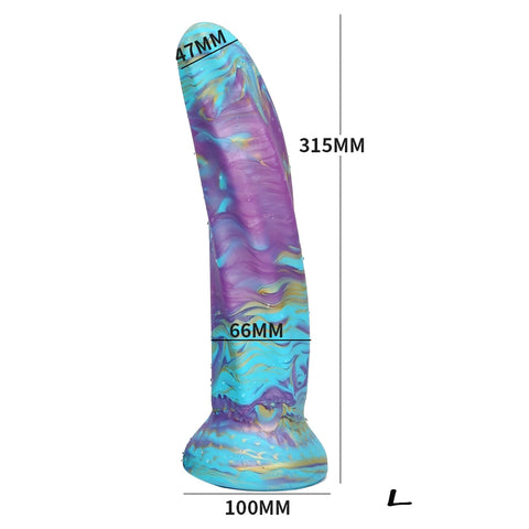 Silicone Realistic Dildo Luminous Monster Dildo Deep Anal Plug Explore Prostate Massage Anal Dildo Butt Plug Anal Toys Sexshop