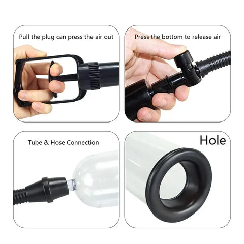 Penis Enlargement Pump Manual Vacuum Stimulate for Man Extender Penis Pump Male Enlarger Trainer Masturbation Adults Sex Toys 18