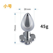 Lucky Clover Gem Anal Plug,S/M/L Size Four Leaf Clover Stainless Steel Crystal Jewelry Anal Butt Plugs