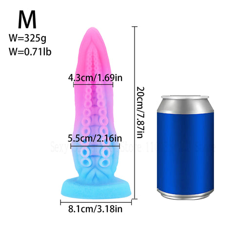 Octopus Tentacle Anal Dildo Anal Plug Large Suction Cup Big Butt Plugs Female Masturbator Anal Dilator Men Women Toys For Adults