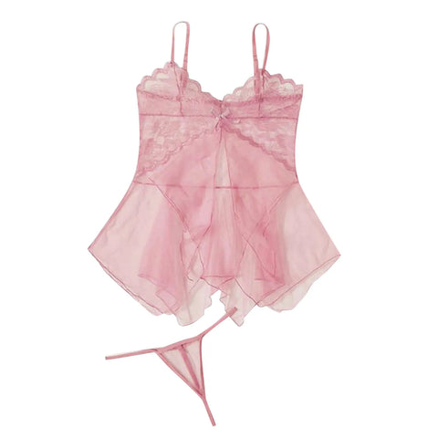 Women's Lace Fluoroscopy Beauty Elegant Reverie Sexy Lingerie Sexy Lingerie Role Play Lingerie Sexy for Women Push up