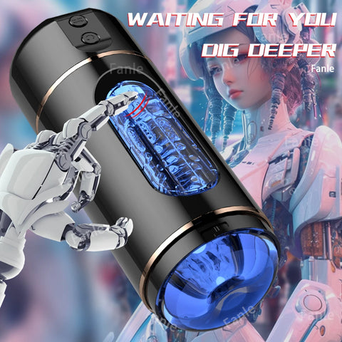 Automatic Male Masturbator Cup Control Pocket Pussy Vibration Blowjob Pussy Vagina Masturbation For Men Adult Sex Machine Toy