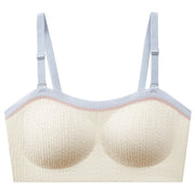 Lingerie Adjustable Wireless Bra Close-fitting Shockproof Brassiere for Women Anti-sagging Gathered Breasts Push Up Underwear