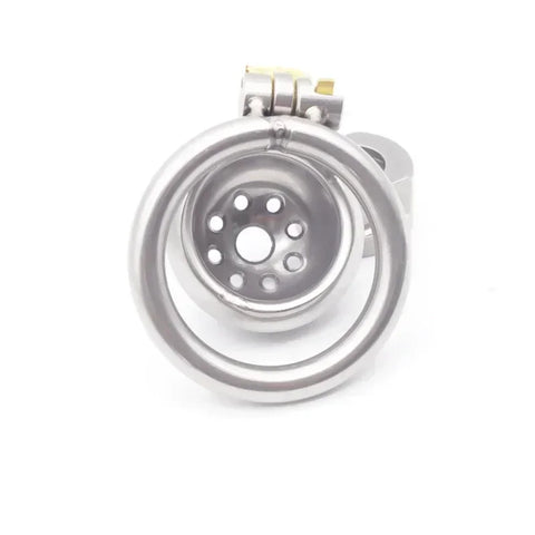 Male Chastity Cage With Stealth Lock Device 304 Steel Cock Rings Horse Eye Urethral Catheter Dilator Penis Plug Urethra Catheter