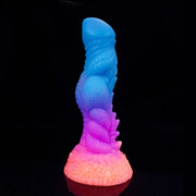 Silicone Realistic Dildo Luminous Monster Dildo Deep Anal Plug Explore Prostate Massage Anal Dildo Butt Plug Anal Toys Sexshop