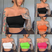 Lingerie Vest Women\'s Bras Summer Stretch Wrap Bandeau Basic Breathable Comfortable Commuter Sexy Solid Color