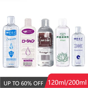 Natural Water Based Lube 200/120ml Human Lubricant Water-soluble Liquid Personal Lubricant Adult Sexual Products for Couples