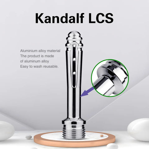 Stainless Steel Metal Dilator Cleaner Bidet Faucets Rushed Enema Shower Head Bidet Faucet for Anal Cleaning Butt Plugs Tap