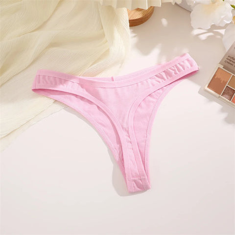 Seamless Cotton Panties Women's Sexy Thong G Breathable Lingerie Lingerie