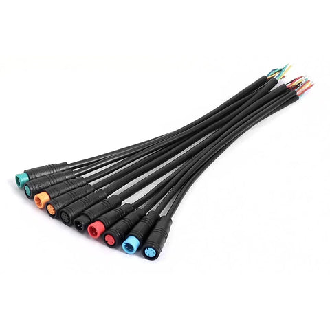 Butt Plug Connector Wiring for Electric Scooter Pluger Signal Sensor Female Male Cable E-bike 2 3 4 5 6 Pin Brake Cable