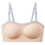 Lingerie Adjustable Wireless Bra Close-fitting Shockproof Brassiere for Women Anti-sagging Elastic Traceless Push Up Underwear