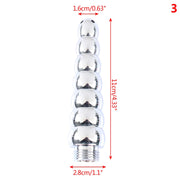 Stainless Steel Bidet Faucets Rushed Anal Douche Portable Shower Cleaning Enemator Enema Metal Anal Cleaner Butt Plugs Tap