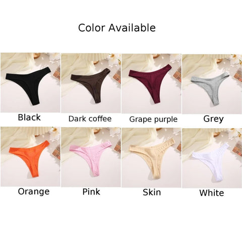 Seamless Cotton Panties Women's Sexy Thong G Breathable Lingerie Lingerie